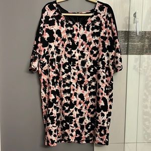 Tunic dress, animal print